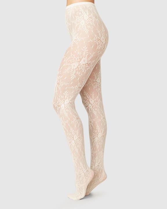 Lace Tights Rosa Ivory 1