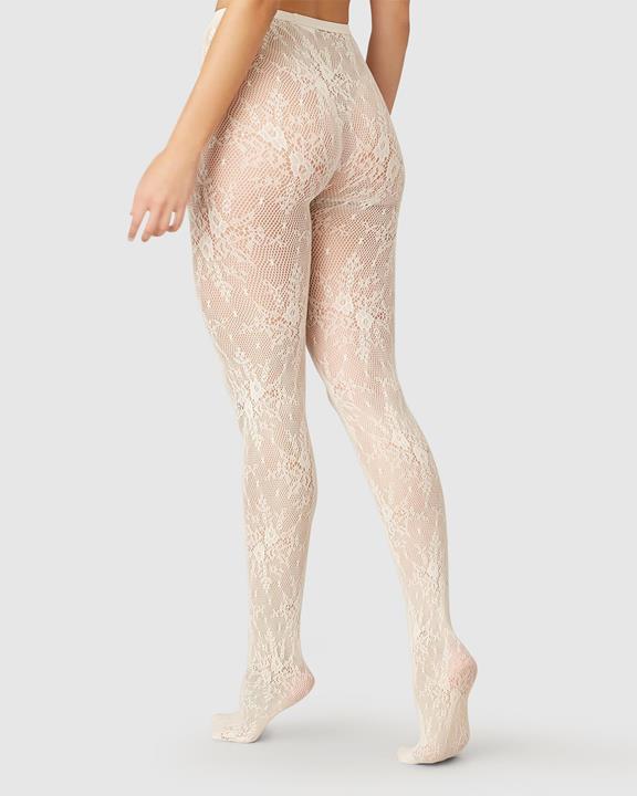 Lace Tights Rosa Ivory 4
