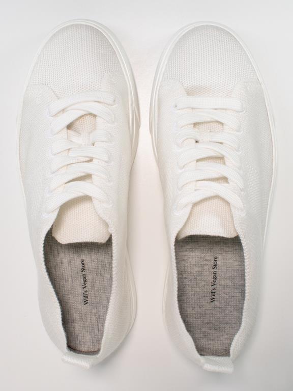 Sneakers Biodegradable Ny White Knit from Shop Like You Give a Damn