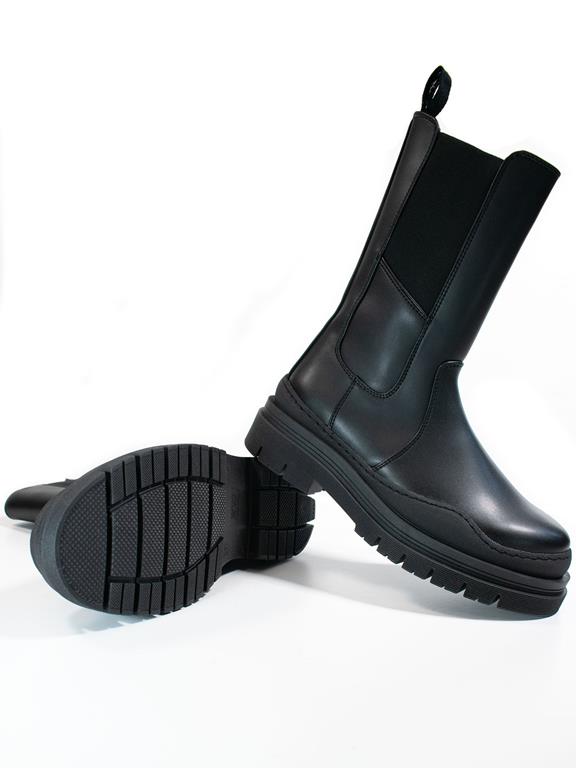 Track Sole Chelsea Mid-Height Boots Black from Shop Like You Give a Damn