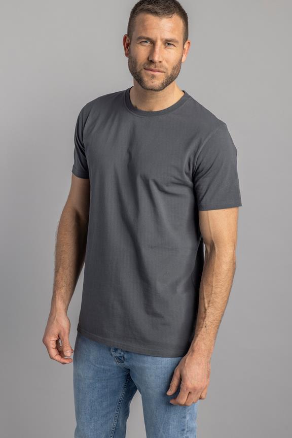 T-Shirt Premium Blank Slim Basaltgrau 1