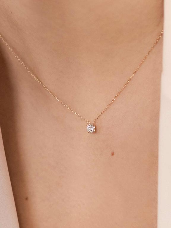 Necklace The Icon Diamond 14k Real Gold 8