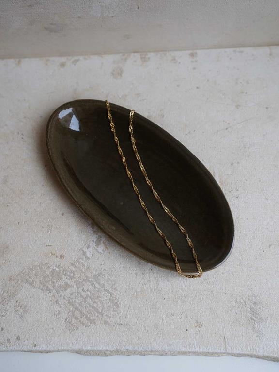  Schmuckschale Keramik Olive 1