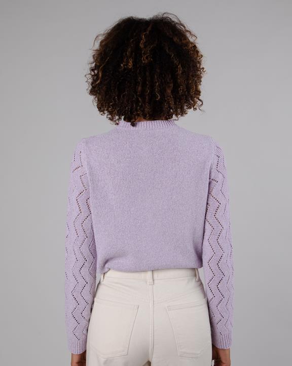 Holeknit Knitted Jacket Lilac 6