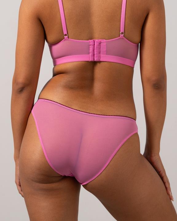 Mesh Bikini Slip Pack Blauw, Roze En Zand 3