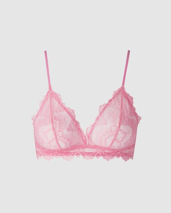 Triangle Bralette Candy Pink 2