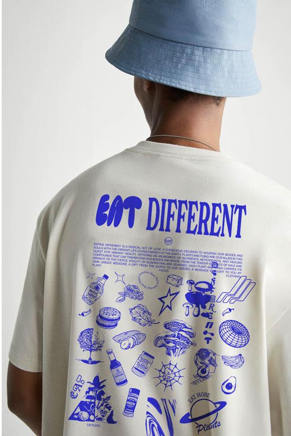 T-Shirt Eat Different White 1