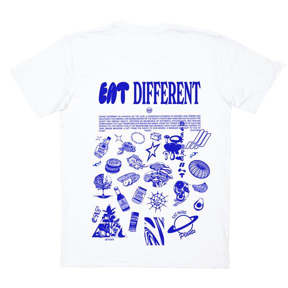 T-Shirt Eat Different White 2