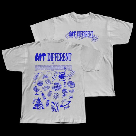 T-Shirt Eat Different White 4