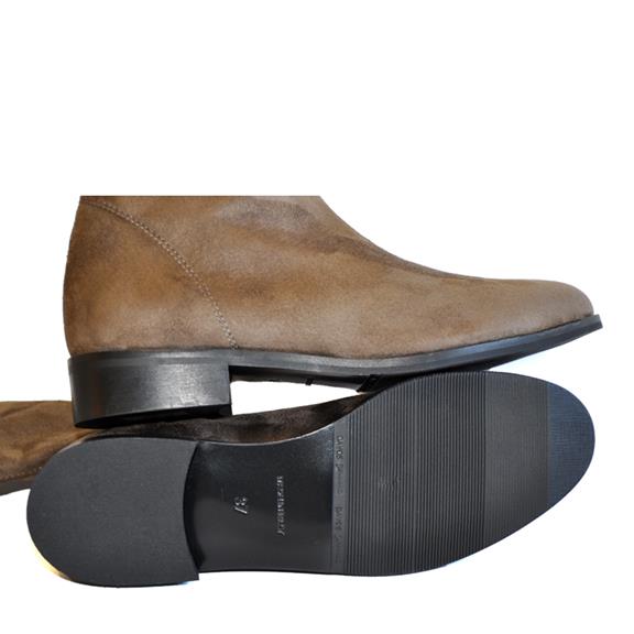 Boots Flat Renata Taupe via Shop Like You Give a Damn