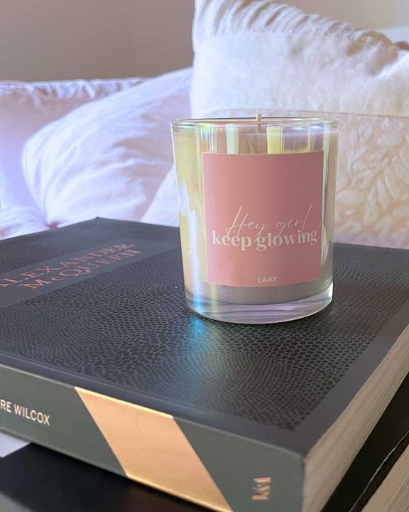 Scented Candle Hey Girl Keep Glowing 5