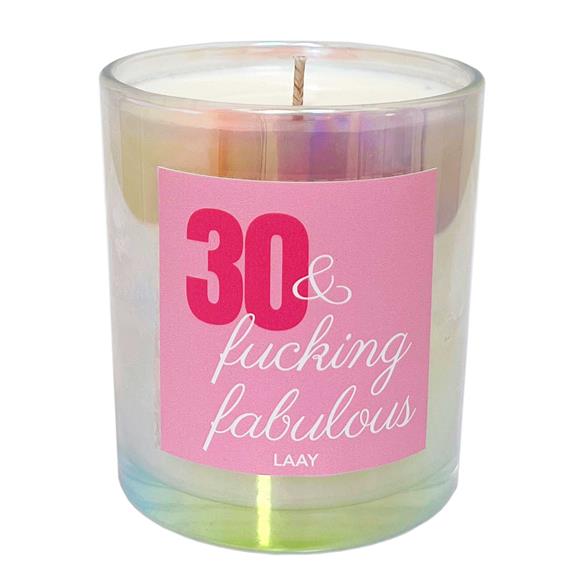 Scented Candle 30 And Fucking Fabulous 1