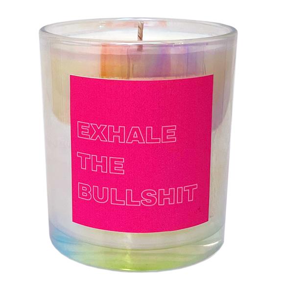 Scented Candle Exhale The Bullshit 1