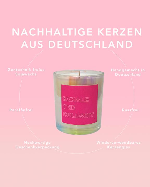 Scented Candle Exhale The Bullshit 2