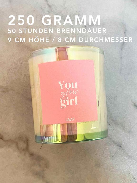  Scented Candle You Glow Girl 6