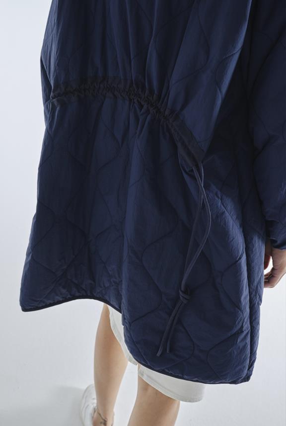 Siena Quilted Coat Faded Navy 5
