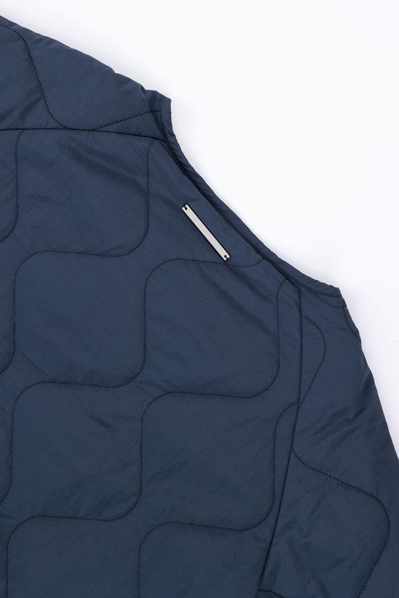 Siena Quilted Coat Faded Navy 12