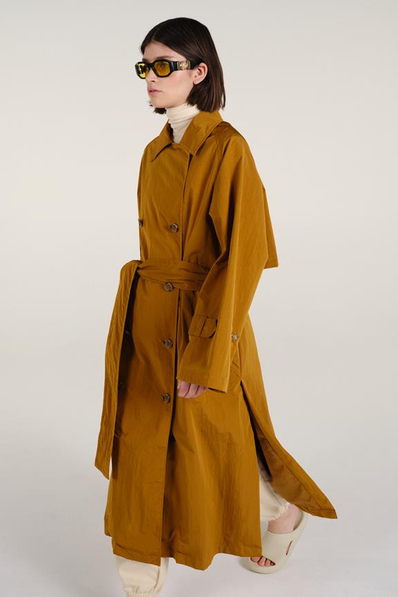 Trench Coat Kalvi Gold from Shop Like You Give a Damn