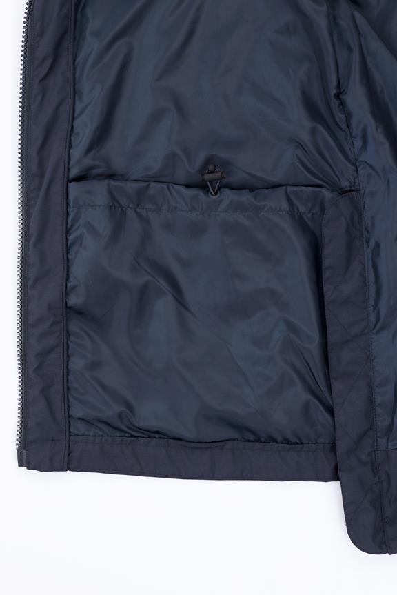 Oudega Rain Jacket Faded Navy from Shop Like You Give a Damn