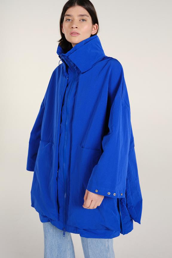 Coat Vista Emb Blue from Shop Like You Give a Damn