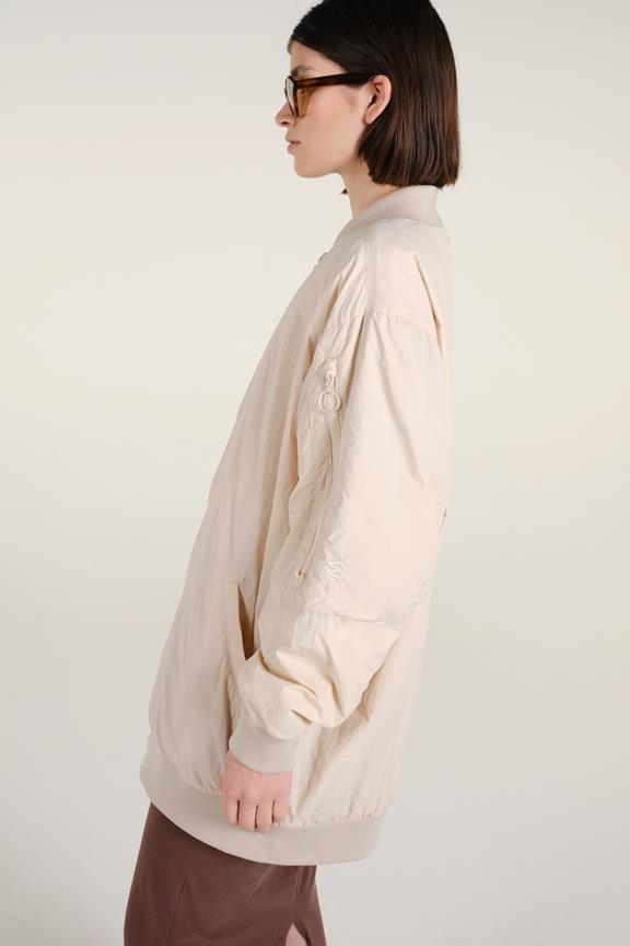 Philly Bomber Jacket Pale Sand from Shop Like You Give a Damn