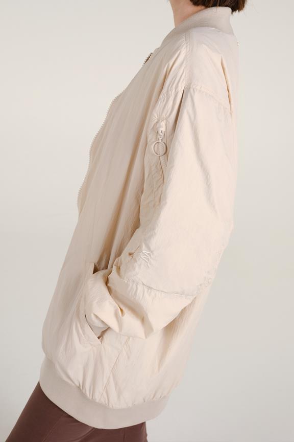 Philly Bomber Jacket Pale Sand from Shop Like You Give a Damn