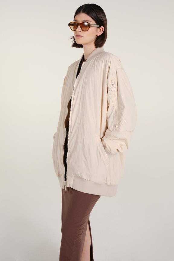 Philly Bomber Jacket Pale Sand 5
