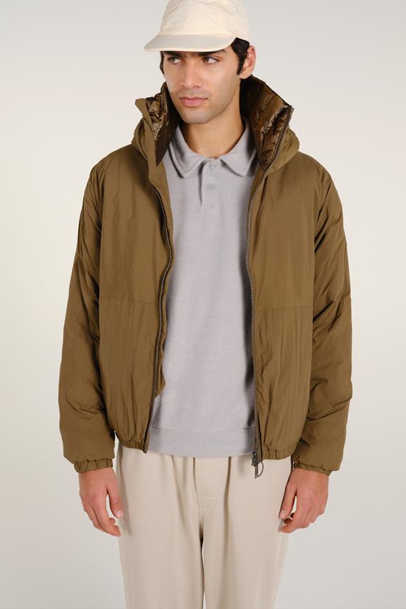 Puffer Jacket Tatlow Mud from Shop Like You Give a Damn