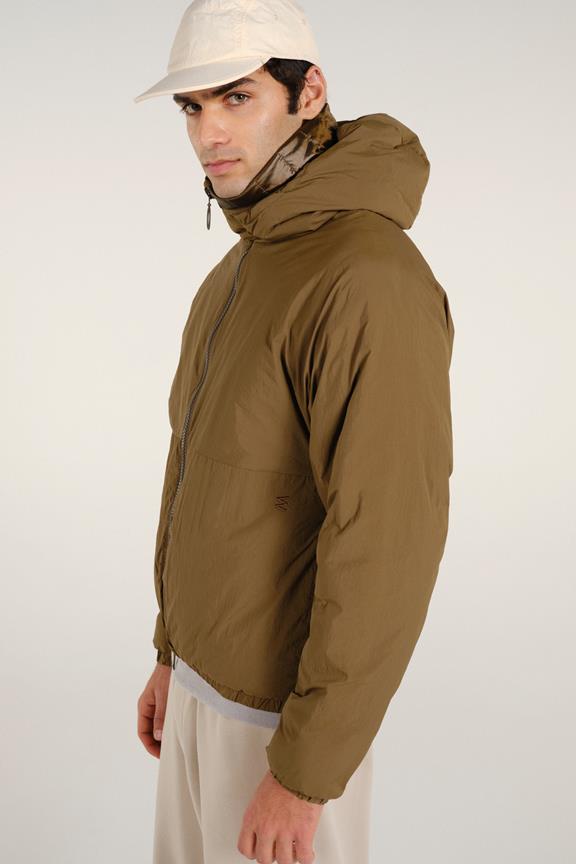 Puffer Jacket Tatlow Mud from Shop Like You Give a Damn