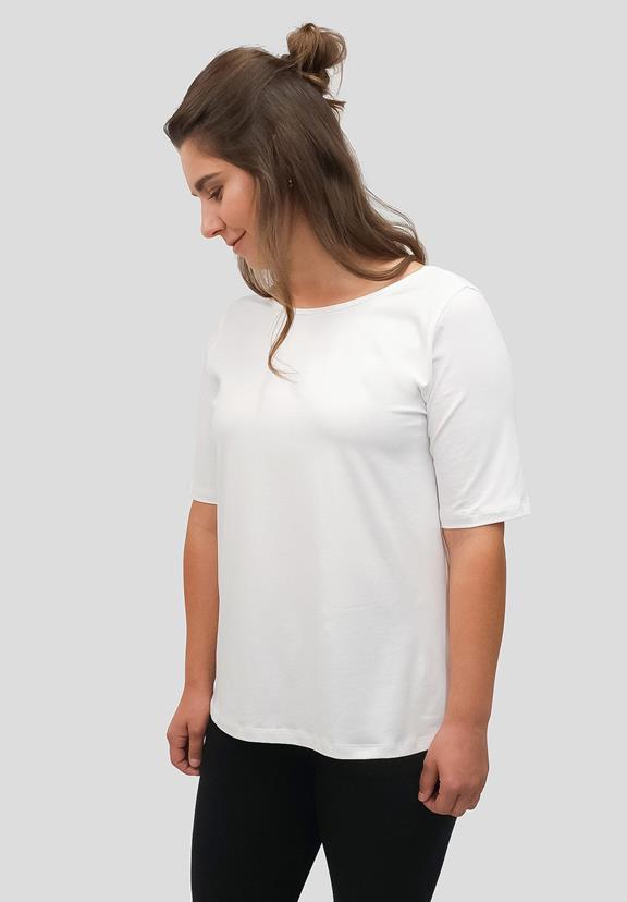 T-Shirt Hortensie Weiß 6