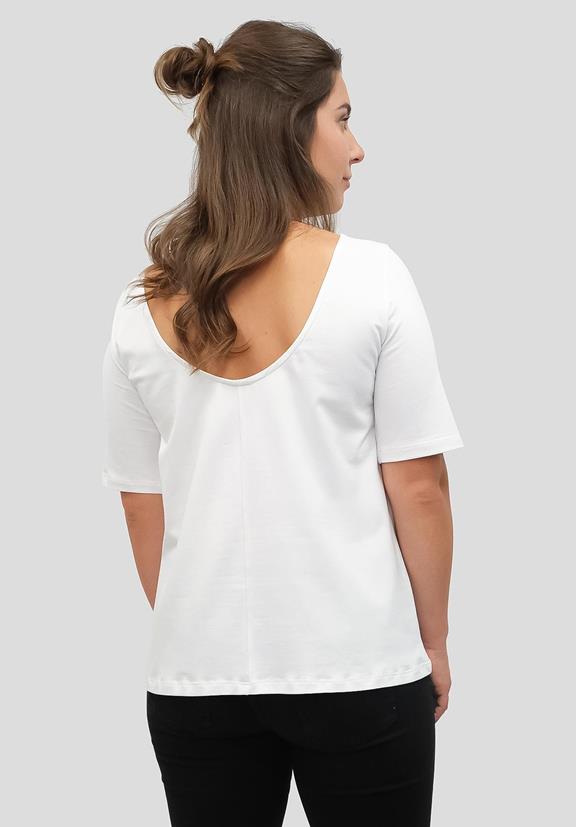 T-Shirt Hortensie Weiß 7
