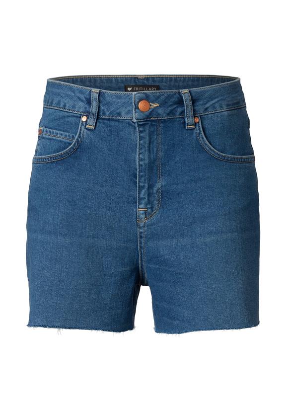 Denim Jeans Shorts Frittilary Blue 5