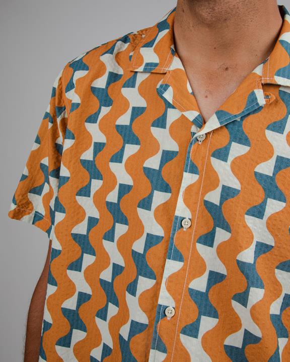 Shirt Big Tiles Aloha Ochre 4