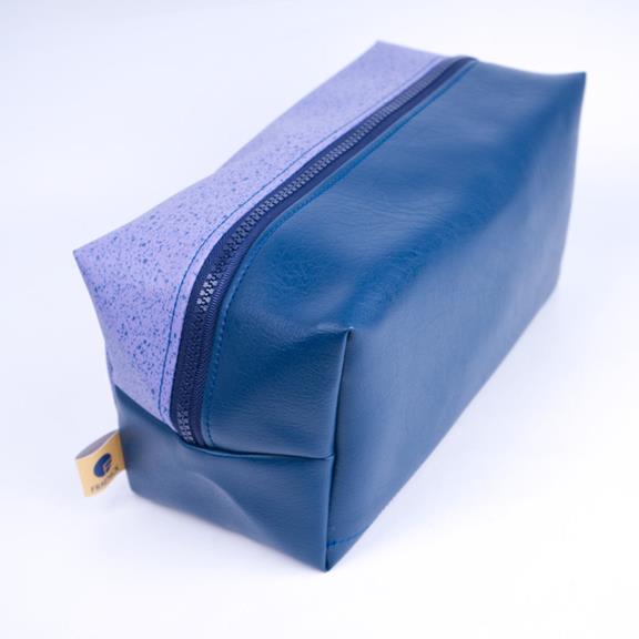 Pencil Case Sam Ns Virm Purple Dark Blue Faux Leather 2