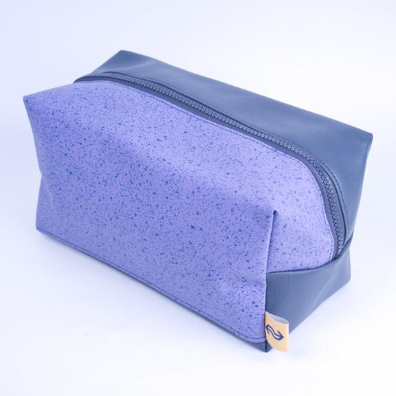 Pencil Case Sam Ns Virm Purple Dark Blue Faux Leather 3