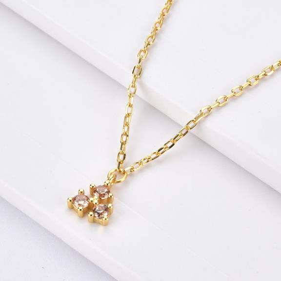 Ketting Vistosa Trio Goud Champagne from Shop Like You Give a Damn