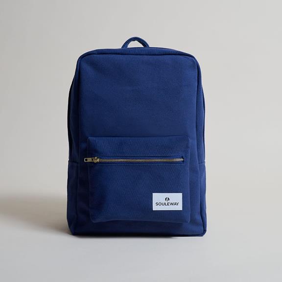 Casual Backpack Navy Blue 1
