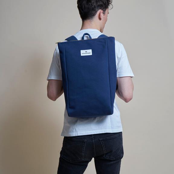 Backpack Simple L Navy Blue 7