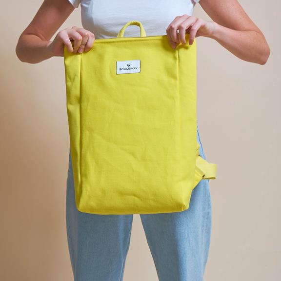 Backpack Simple L Bright Lemon 6