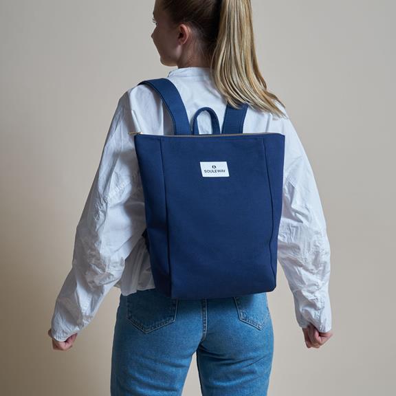 Backpack Simple S Navy Blue 7