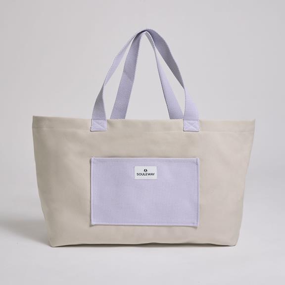 Shopper Zand/Lavendel 1