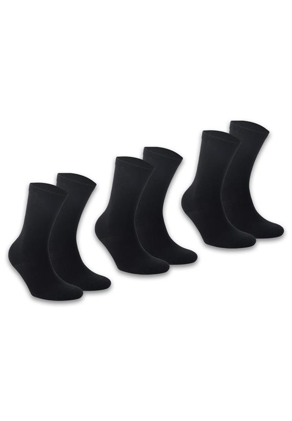 Socks Succot Organic Cotton Mix In A 3-Pack Black 1