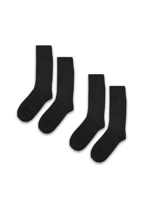 Socks Smorba Bamboo Mix Socks 2-Pack Black from Shop Like You Give a Damn