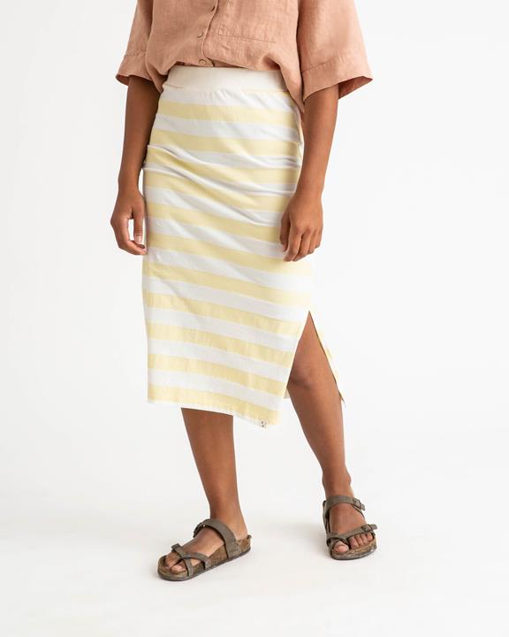 Skirt Jersey Yellow Stripes 1