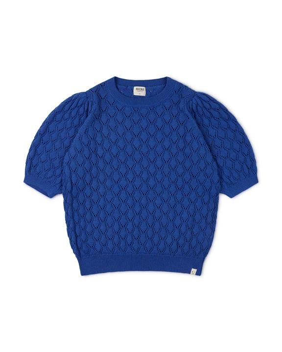 Sweater Knitted Cobalt Blue 2