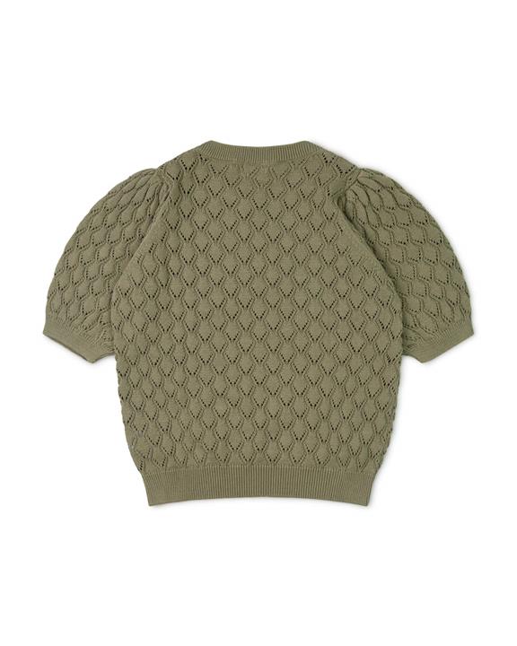 Sweater Knitted Khaki Green 3