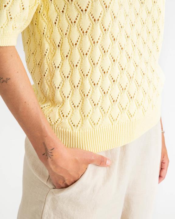 Sweater Knitted Daffodil Yellow 6