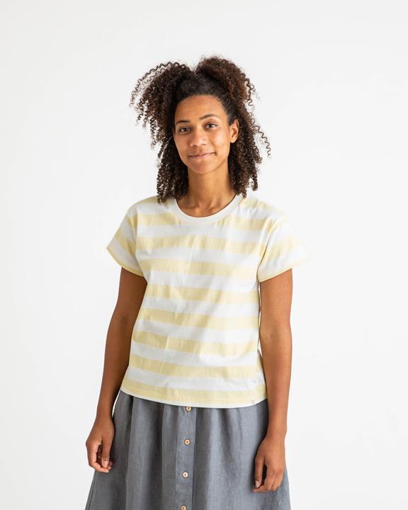  T-Shirt Essential Yellow Stripes 5