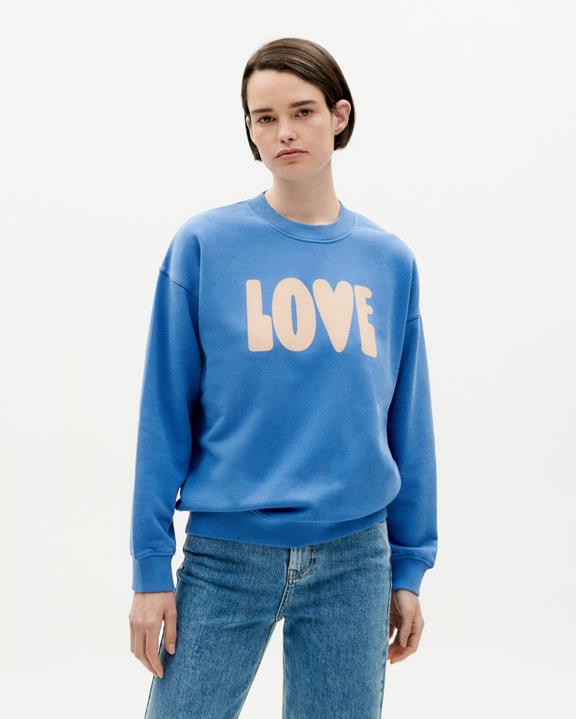 Sweatshirt Liefde Blauw via Shop Like You Give a Damn