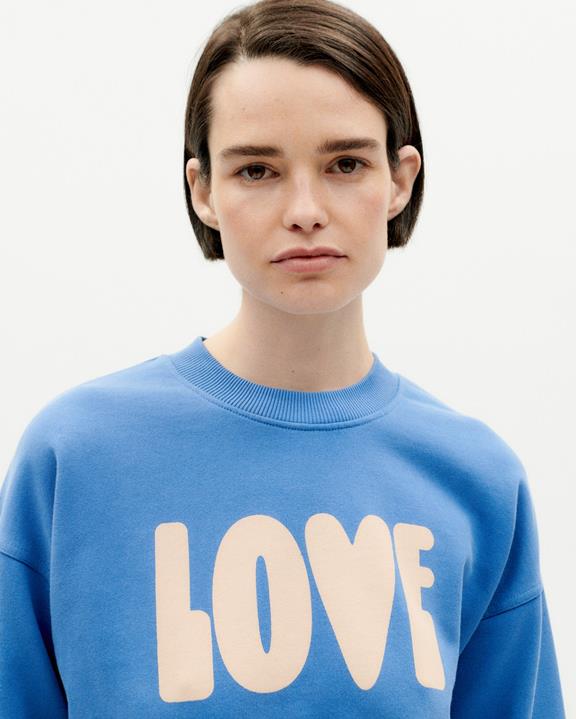 Sweatshirt Liebe Blau 3